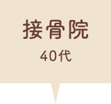 接骨院 50代